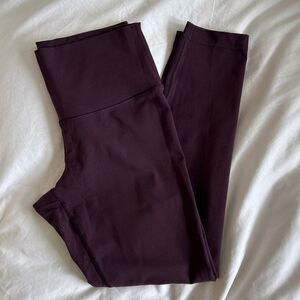 Lululemon Burgundy Leggings